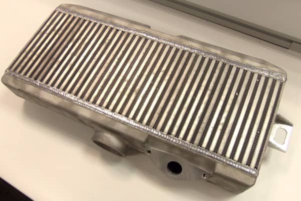 Intercooler aluminio en bruto